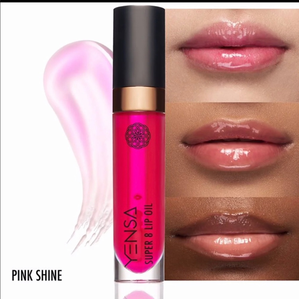 YENSA super 8 lip oil - new in box pink shine